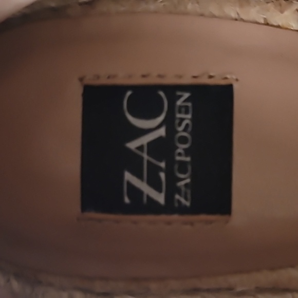 ❤️‍🔥❤️‍🔥ZAC POSEN VIDA WOVEN SLIP ON ESPADRILLES  CREAM SZ 8M - Picture 10 of 11